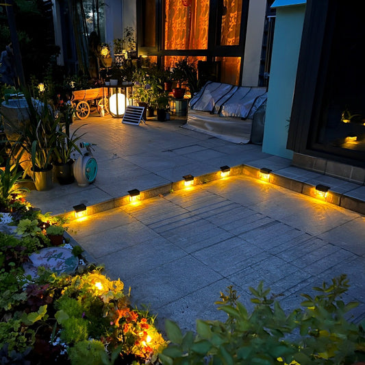 Waterproof Solar Modern Outdoor Fence Wall Lights