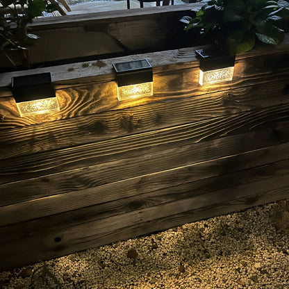 Waterproof Solar Modern Outdoor Fence Wall Lights