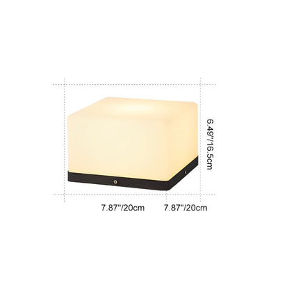Waterproof Modern Square LED Outdoor Post Lights
