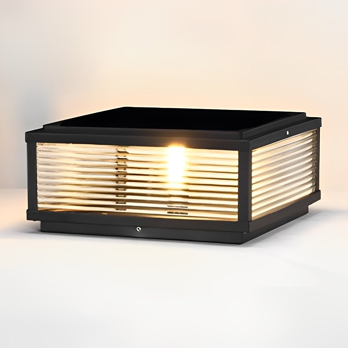 Waterproof Modern Square Outdoor Post Lights Fence Pillar Light
