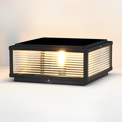 Waterproof Modern Square Outdoor Post Lights Fence Pillar Light
