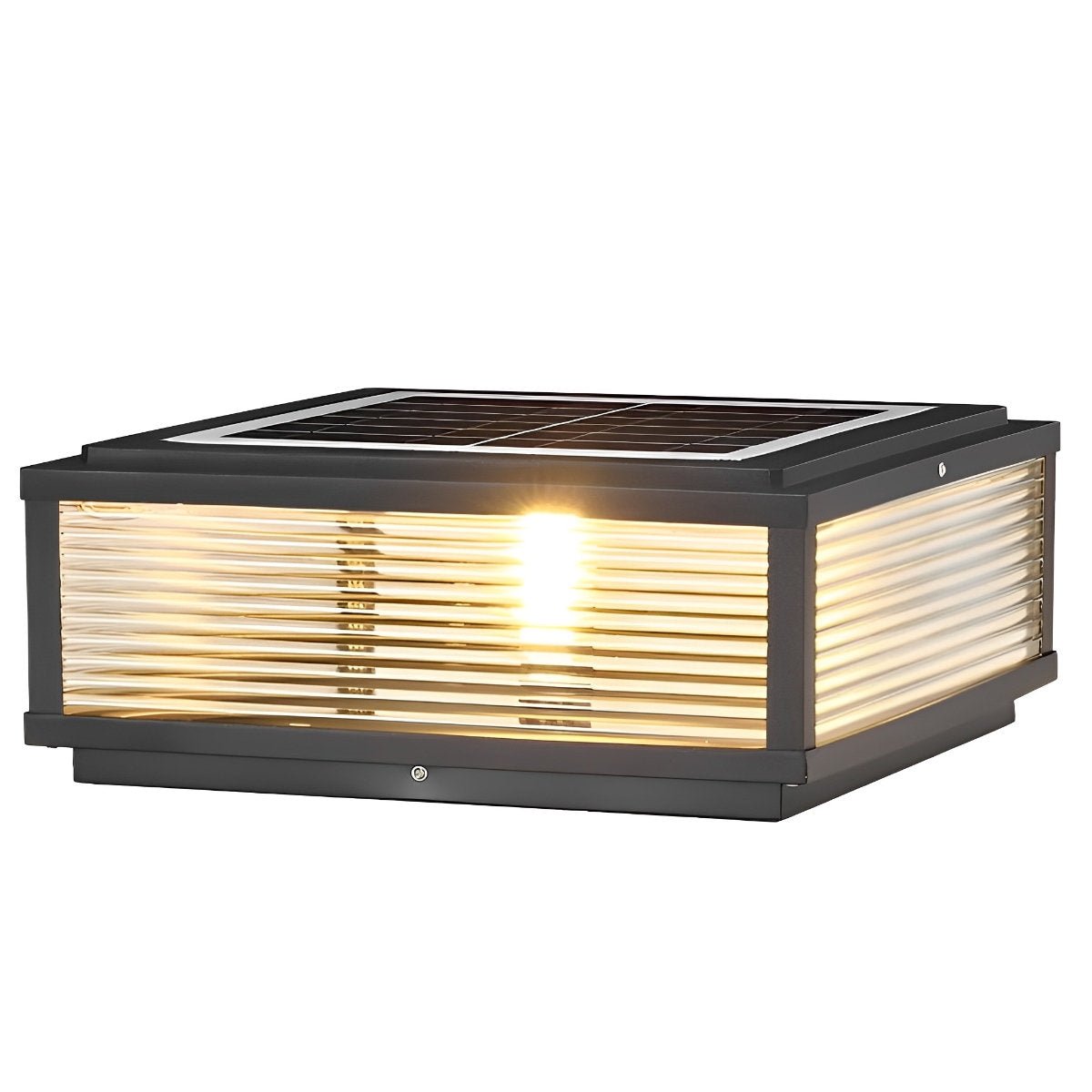 Waterproof Modern Square Outdoor Post Lights Fence Pillar Light