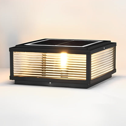 Waterproof Modern Square Outdoor Post Lights Fence Pillar Light