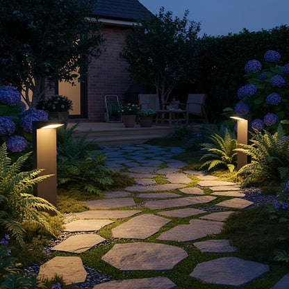 Waterproof Solar Side Standing LED Outdoor Post Lights Pathway Lights