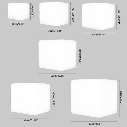 Waterproof Square Cube LED Outdoor Landscape Lighting