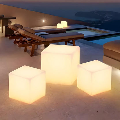 Waterproof Square Cube LED Outdoor Landscape Lighting