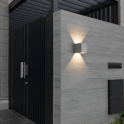 Waterproof Square Up and Down LED Outdoor Wall Sconces