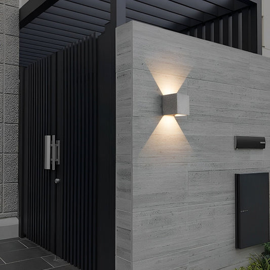 Waterproof Square Up and Down LED Outdoor Wall Sconces