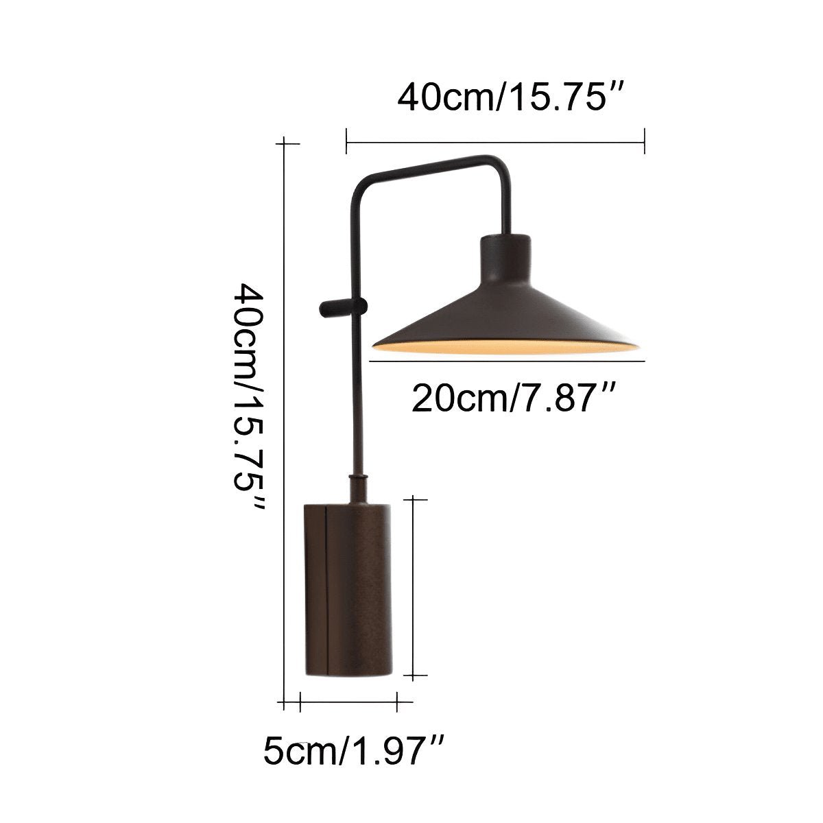 Waterproof Umbrella Outdoor LED Porch Light Exterior Wall Lights