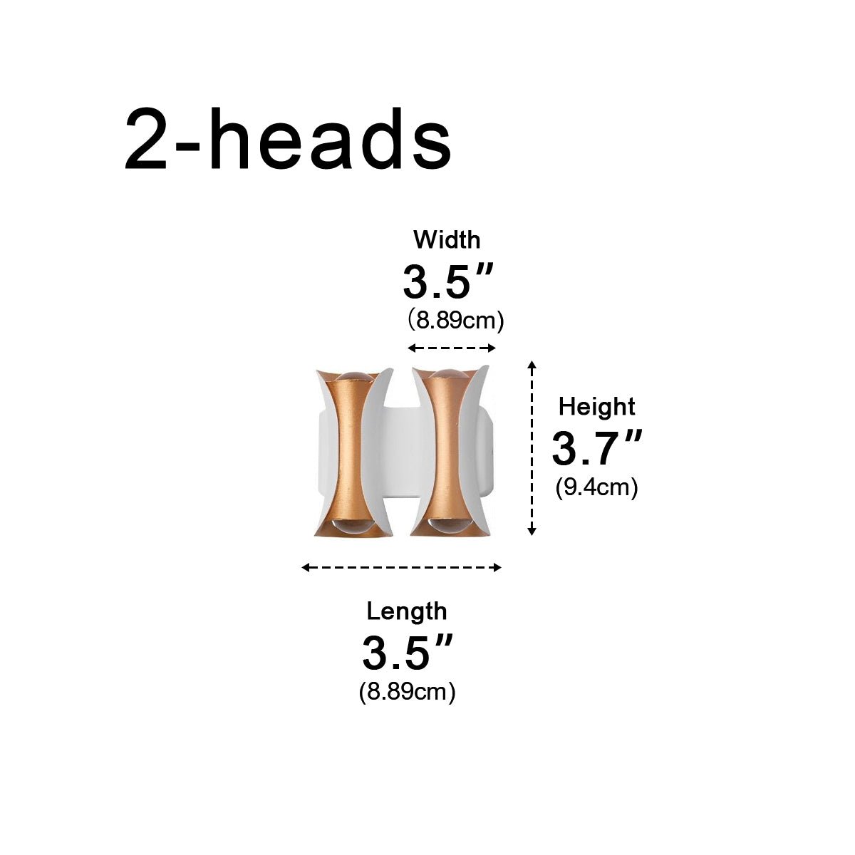 Waterproof Up and Down Lights LED Modern Outdoor Wall Sconce