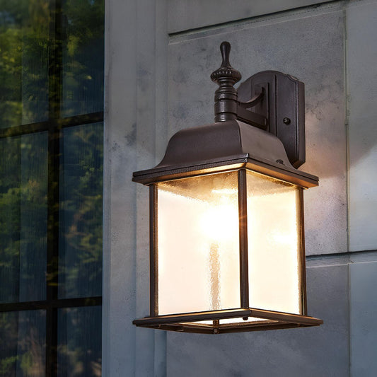 Waterproof Vintage Farmhouse Lantern Outdoor LED Porch Wall Lights