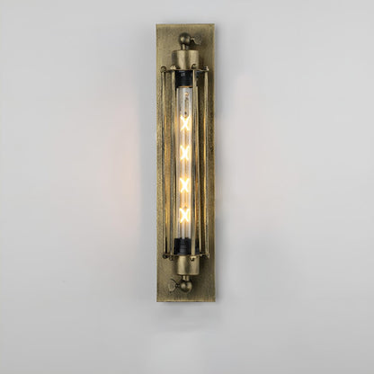 Vintage Industrial Iron Art LED Wall Sconces