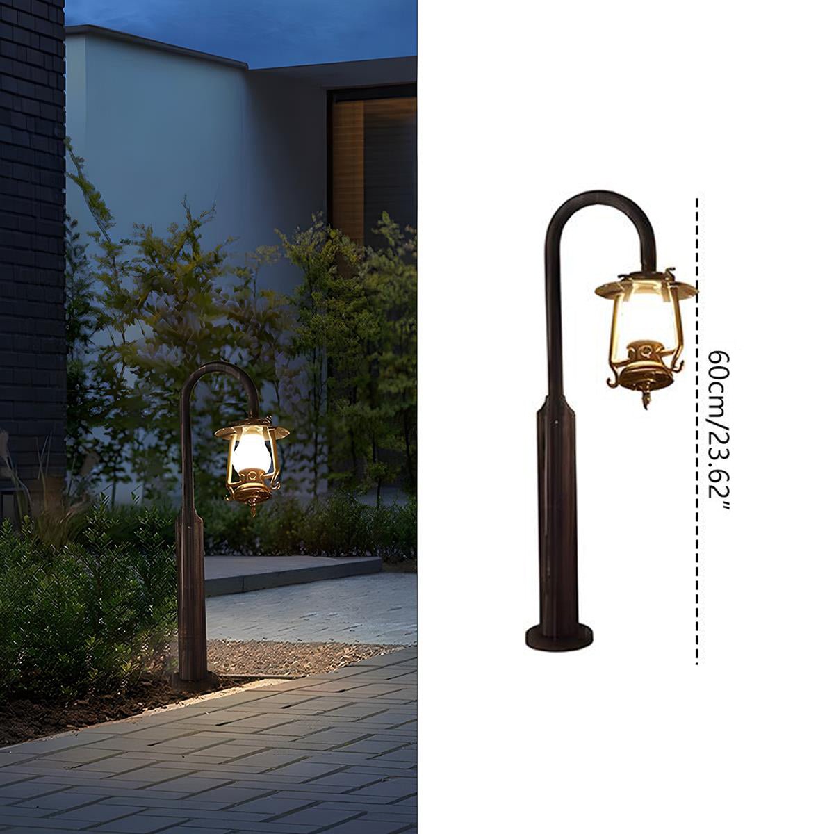 Waterproof Vintage Lantern Outdoor Western Street Lights