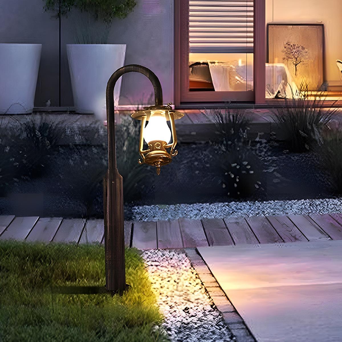 Waterproof Vintage Lantern Outdoor Western Street Lights