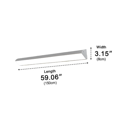 White Waterproof Outdoor LED Strip Lights Porch Light Exterior Wall Lights