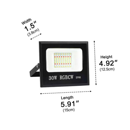 WIFI Smart Halloween Waterproof RGBCW Flood Lights Outdoor Ambient Lighting
