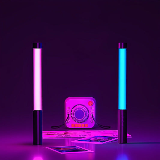 Wireless 360° LED Tube Handheld Light Stick Atmosphere Light